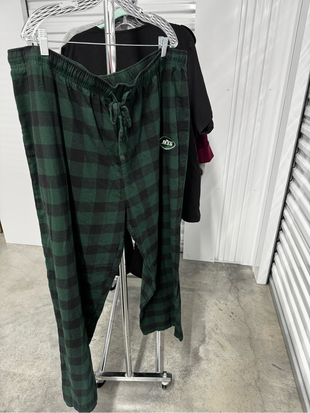 New York Jets | Green Buffalo Check Fleece Pajama Pants | size 4x